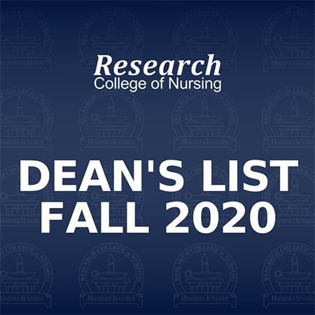 Fall of 2020 Dean's List